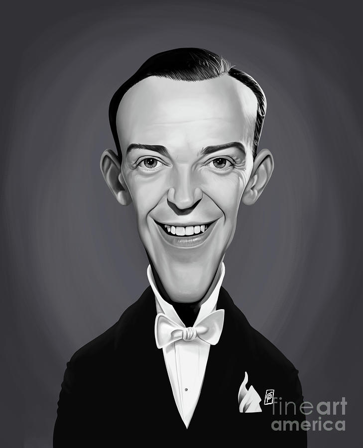 Celebrity Sunday - Fred Astaire Digital Art by Rob Snow