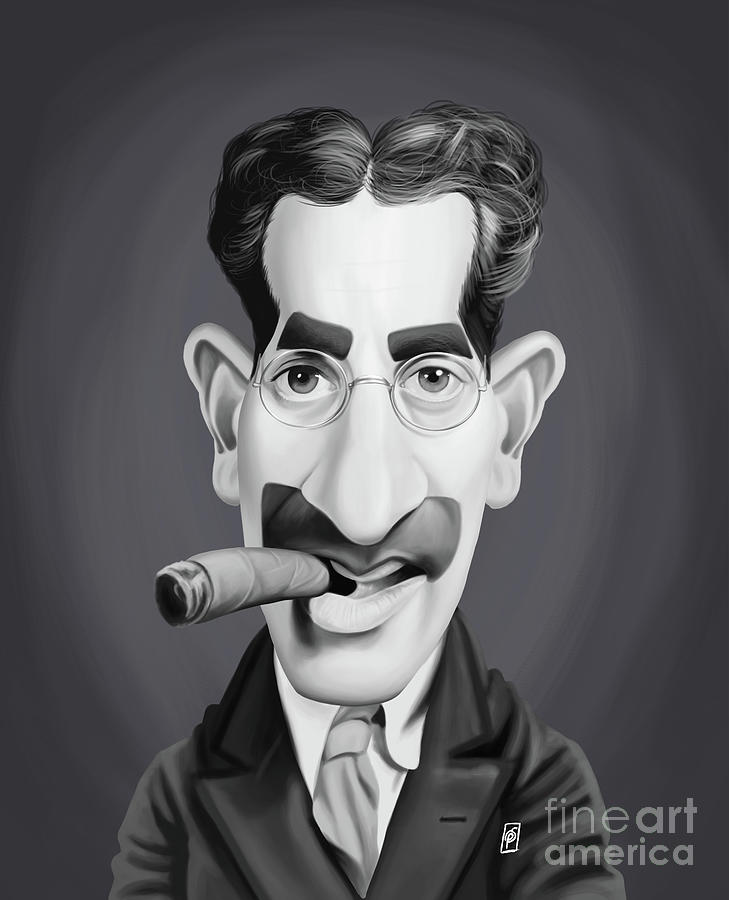 Celebrity Sunday - Groucho Marx by Rob Snow