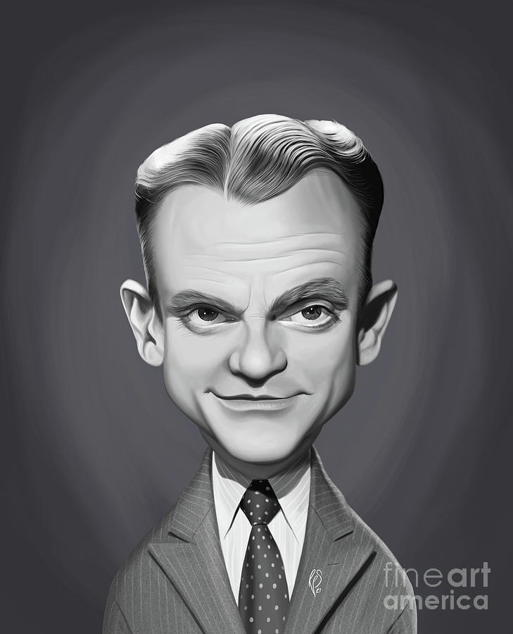 James Cagney Digital Art - Celebrity Sunday - James Cagney by Rob Snow