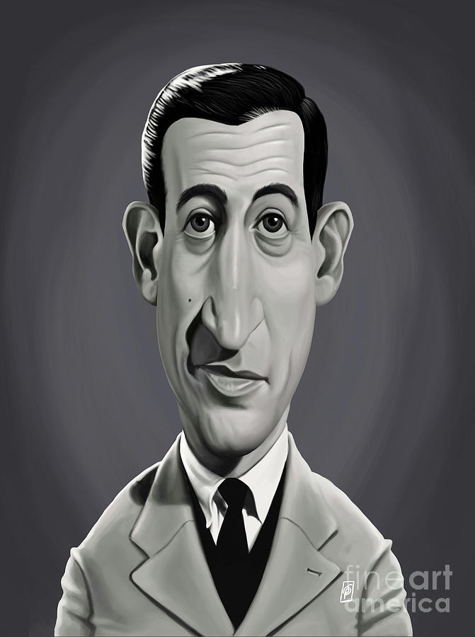 Celebrity Sunday - J.D.Salinger Digital Art by Rob Snow