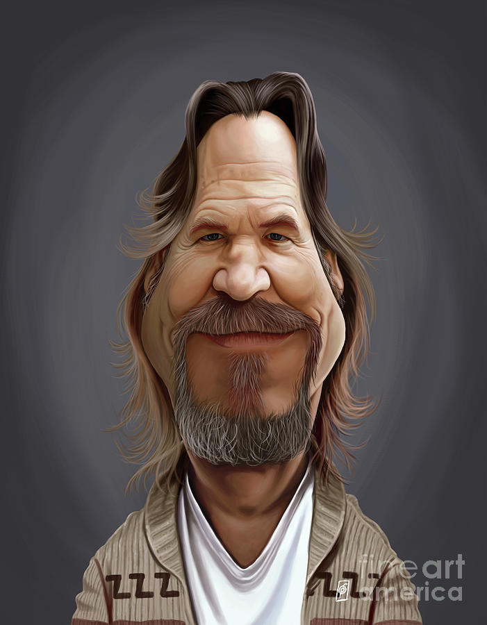 Celebrity Sunday - Jeff Bridges Digital Art by Rob Snow