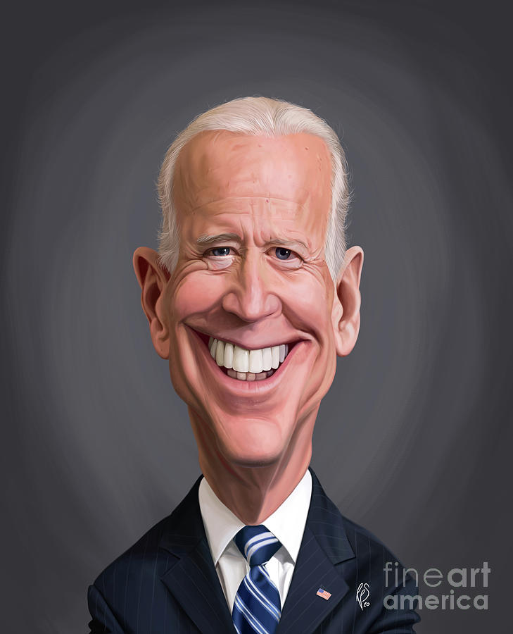 Celebrity Sunday - Joe Biden Digital Art by Rob Snow
