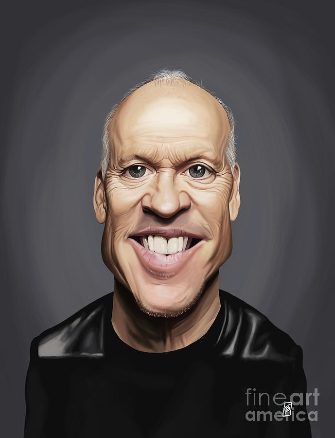 Celebrity Sunday - Michael Keaton Digital Art by Rob Snow