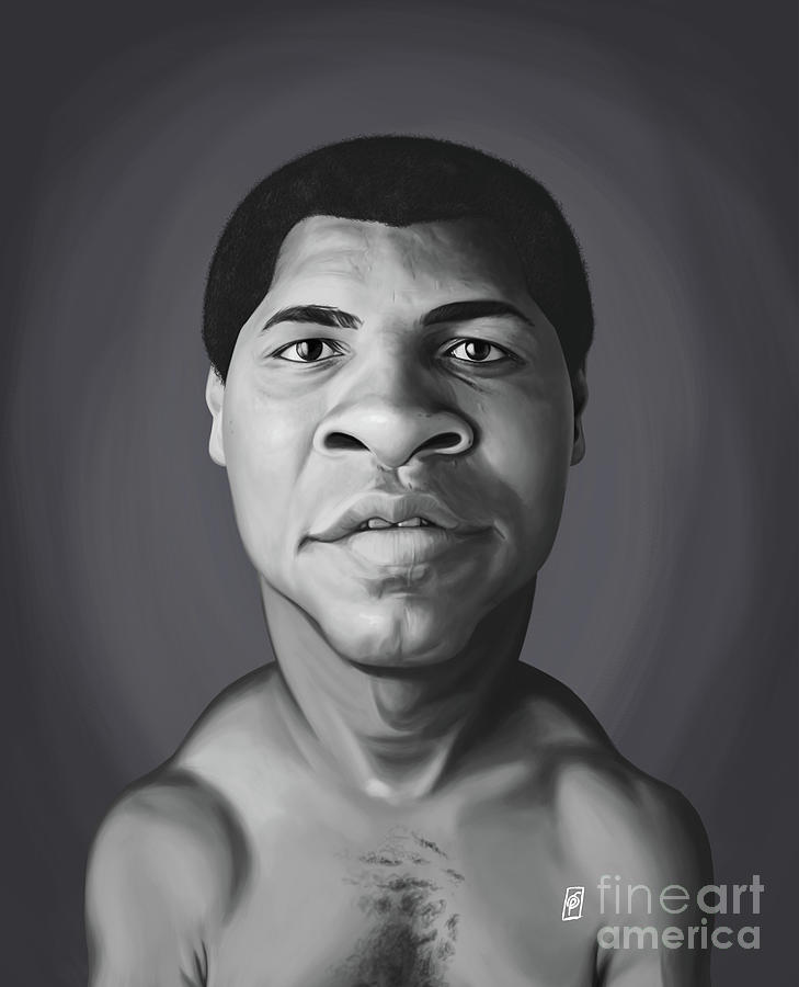 Vintage Digital Art - Celebrity Sunday - Muhammad Ali by Rob Snow