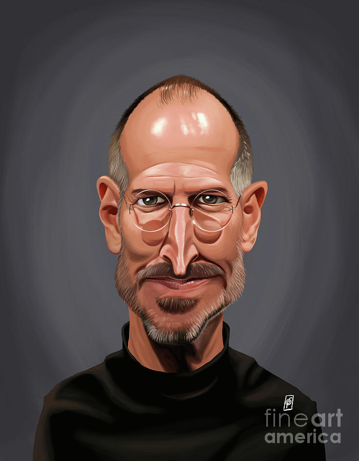 Celebrity Sunday - Steve Jobs Digital Art by Rob Snow