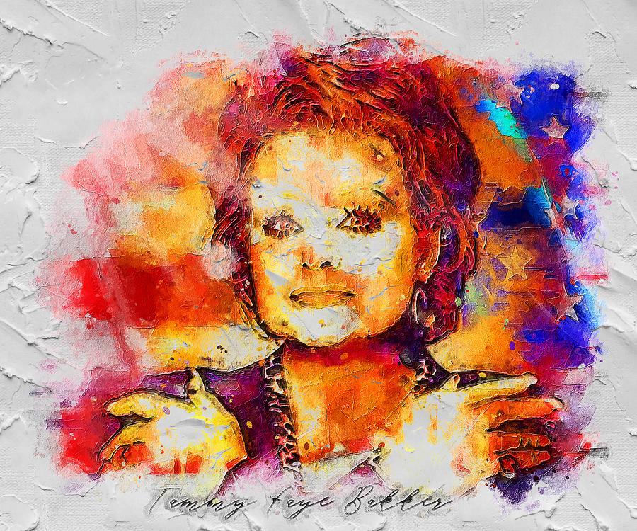 Celebrity Tammy Faye Bakker Painting By Rosie Boehm Fine Art America