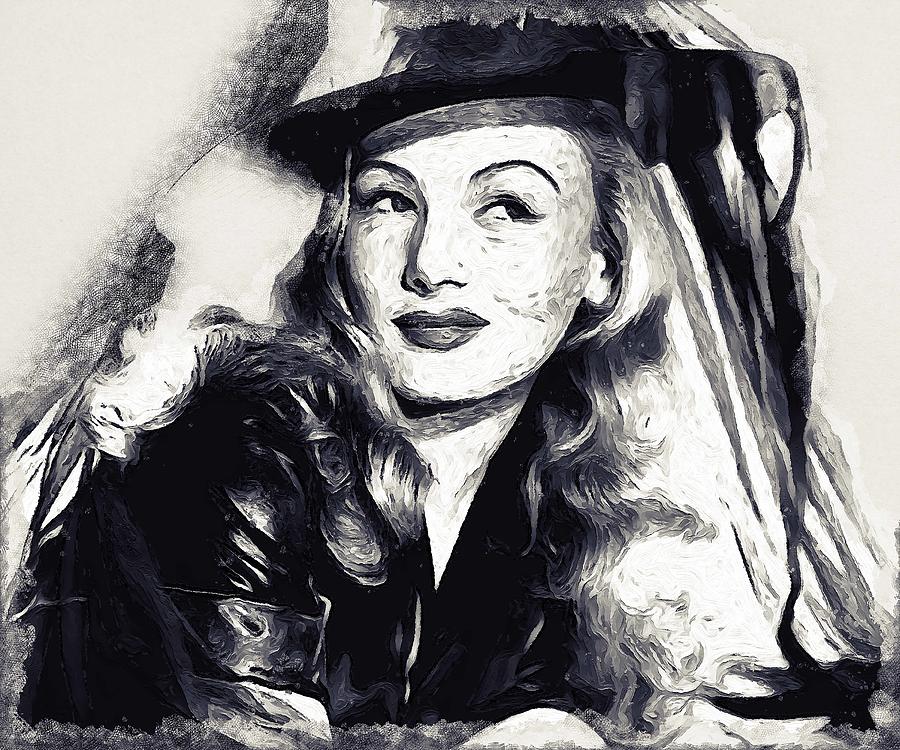 Celebrity Veronica Lake Mixed Media by Emilio Nolan - Fine Art America