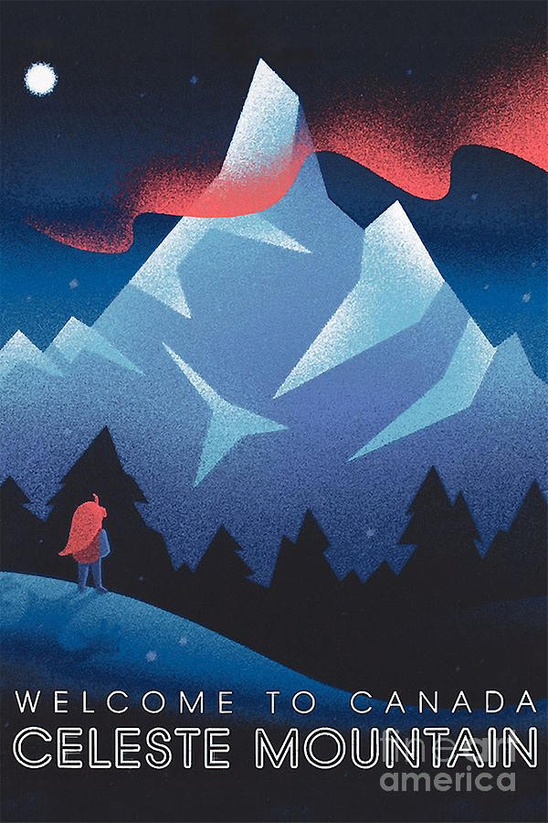 Celeste Game Mountain Poster Digital Art by Kyung Chee - Fine Art America