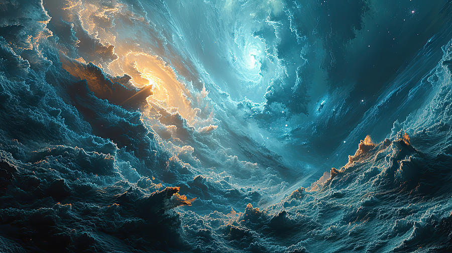 Celestial Abyss Digital Art by Evie Carrier