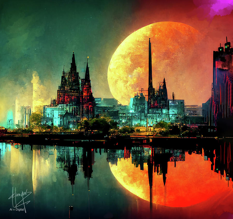 Celestial City 14 Digital Art by DC Langer