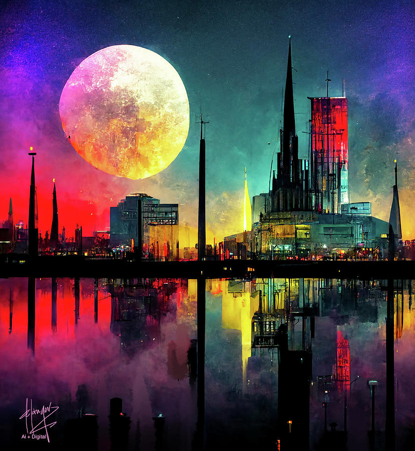 Celestial City 15 Digital Art by DC Langer