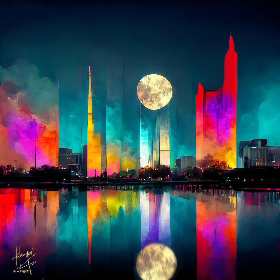Celestial City 26 Digital Art by DC Langer