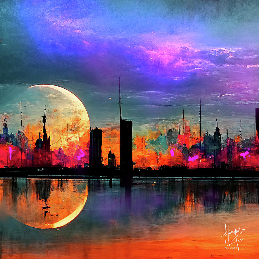 Celestial City 3 Digital Art by DC Langer