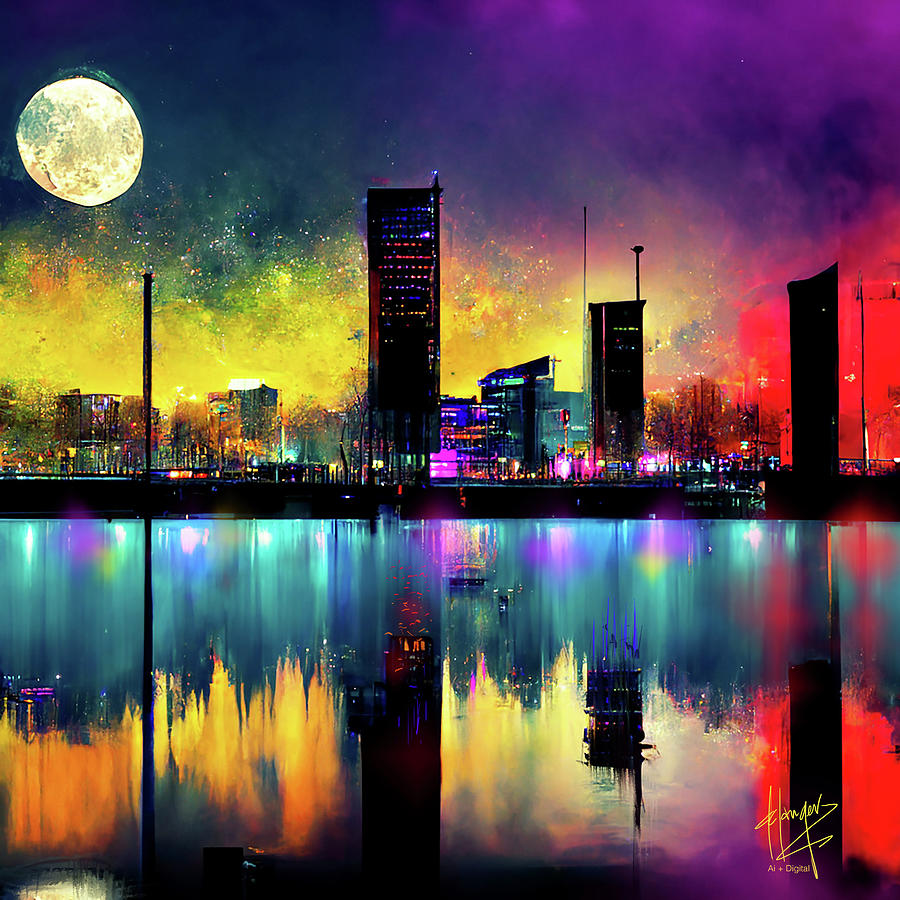 Celestial City 4 Digital Art by DC Langer