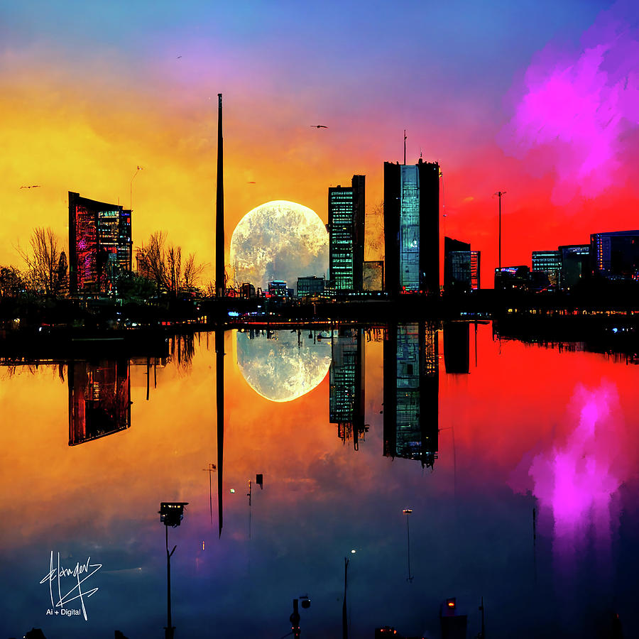 Celestial City 8 Digital Art by DC Langer