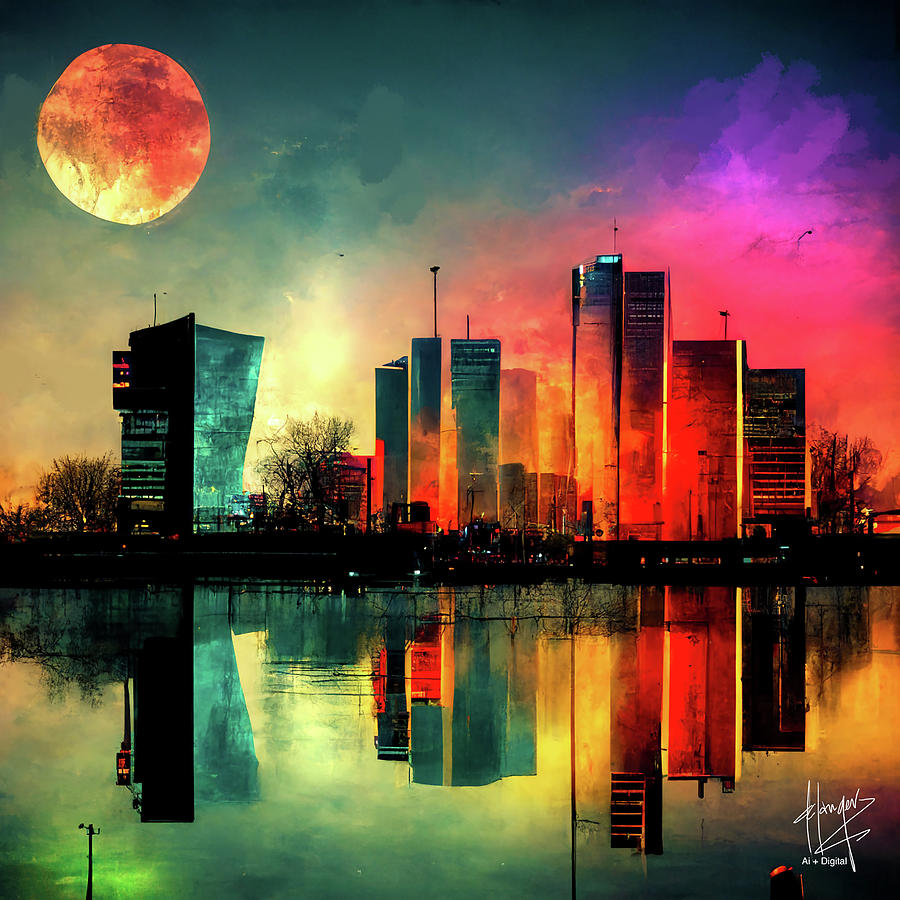 Celestial City 9 Digital Art by DC Langer