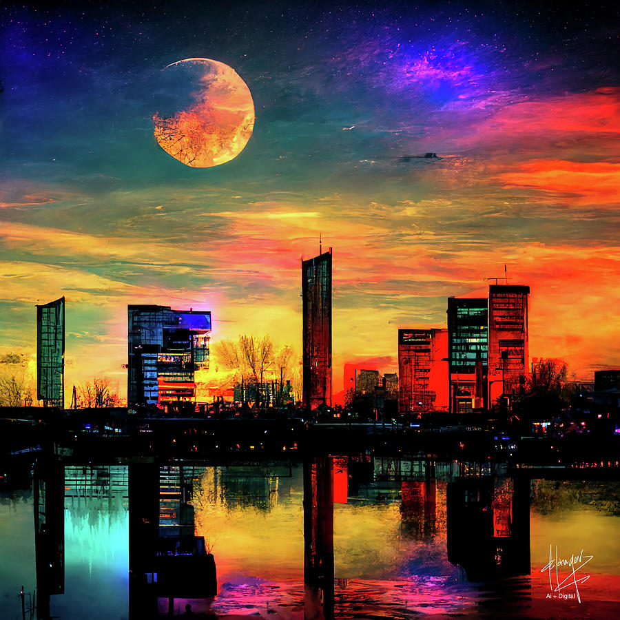 Celestial City 7 Digital Art by DC Langer