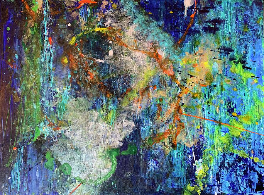 Celestial Painting by Maria-Victoria Checa - Fine Art America