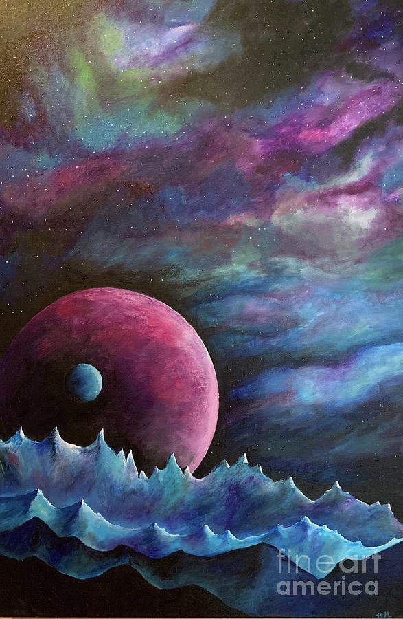 Celestial Travels Painting by Britta Hennessy - Pixels