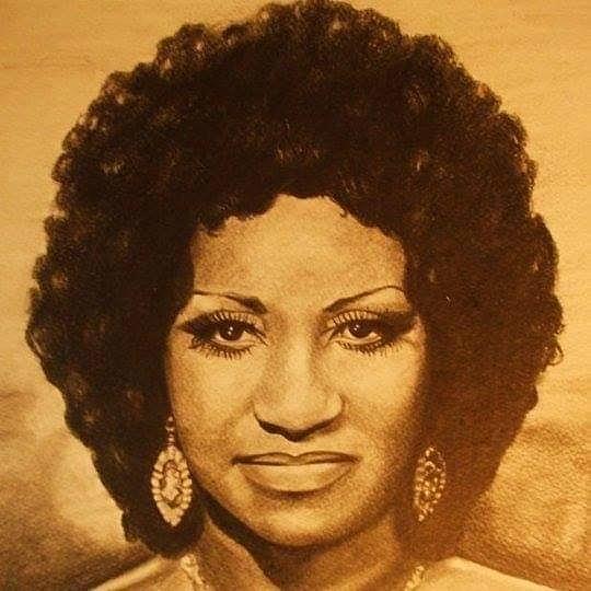 Celia Cruz Drawing by Photograph Renderings Pixels