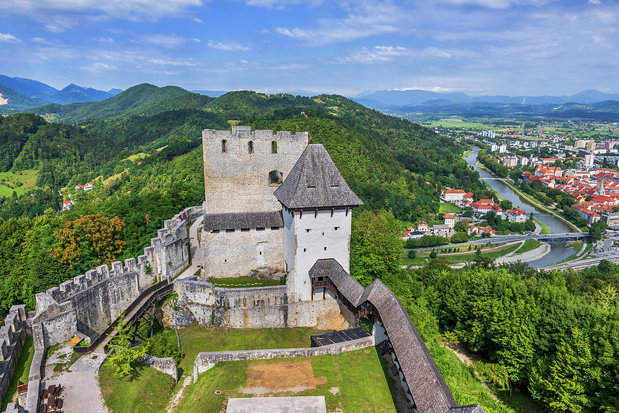 Celje Castle And City In Slovenia Photograph by Artur Bogacki