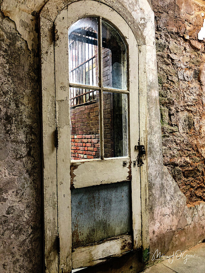 Penitentiary Photograph - Cell Block Door by Melissa OGara