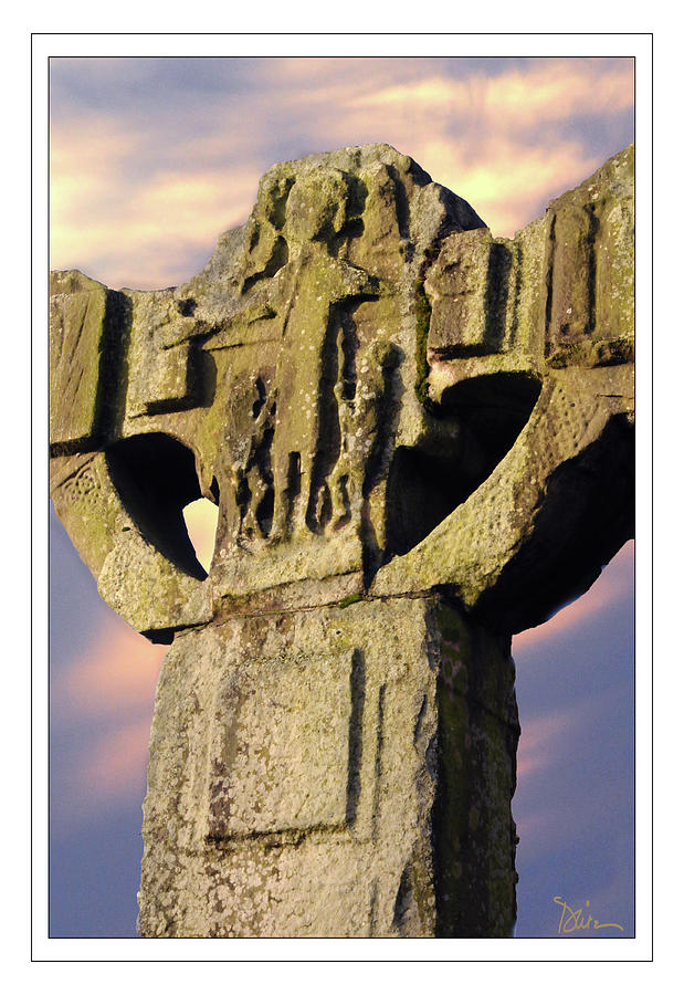Celtic High Cross In Ireland Photograph by Peggy Dietz