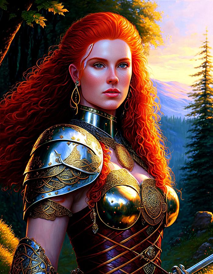 Celtic Warrior Digital Art by Bob Smerecki - Pixels