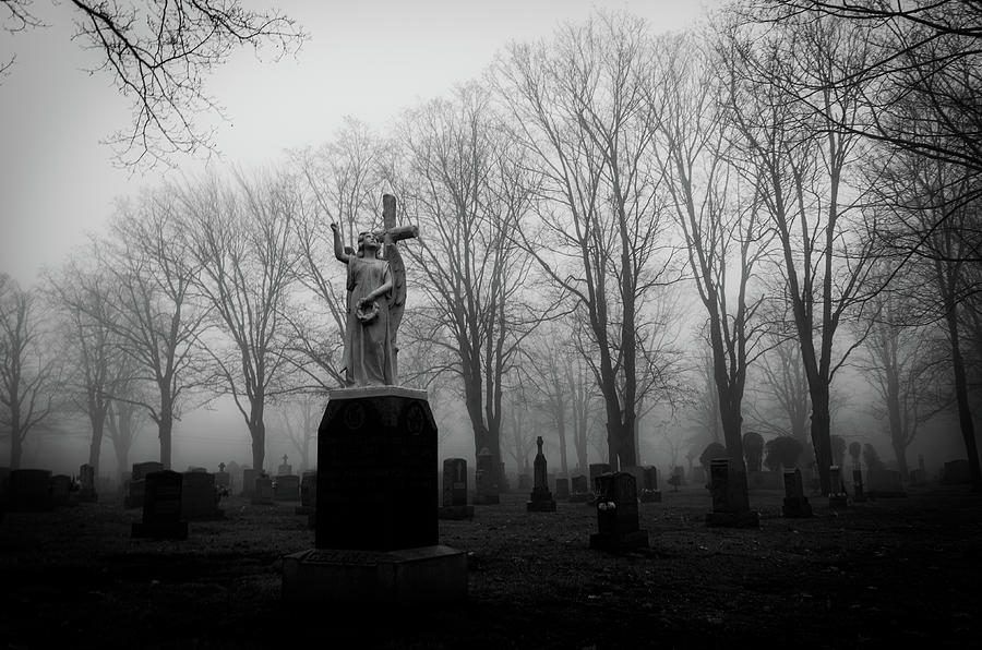 Cemetery Fog Photograph by Christian Ryan - Fine Art America