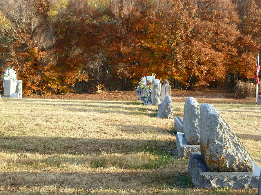 Cemetery tombstones in Appalachian Kentucky Photograph by Stevie Jaeger ...