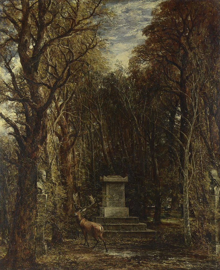 Cenotaph to the Memory of Sir Joshua Reynolds, 1836 Painting by John Constable
