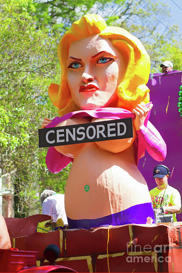 Censored Photograph by Jerry Fornarotto