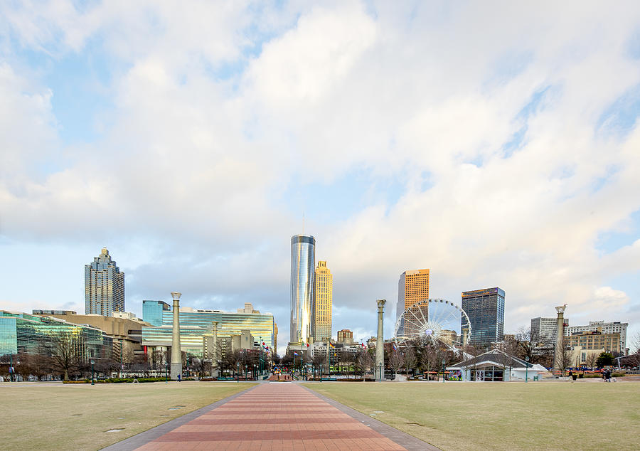 Centennial Park, Downtown Atlanta,Ga Photograph by Dan Reynolds Photography