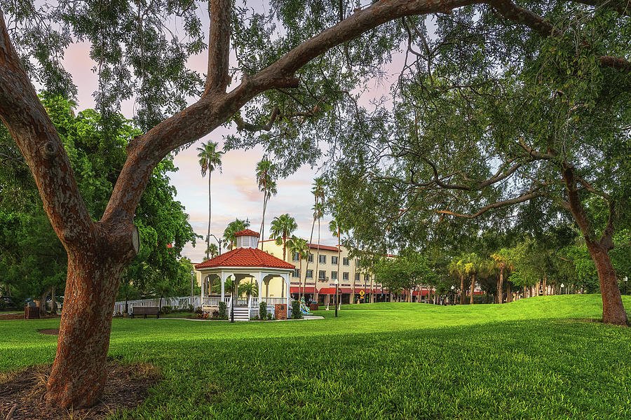 Centennial Park Venice, Florida Photograph by Rudy Wilms