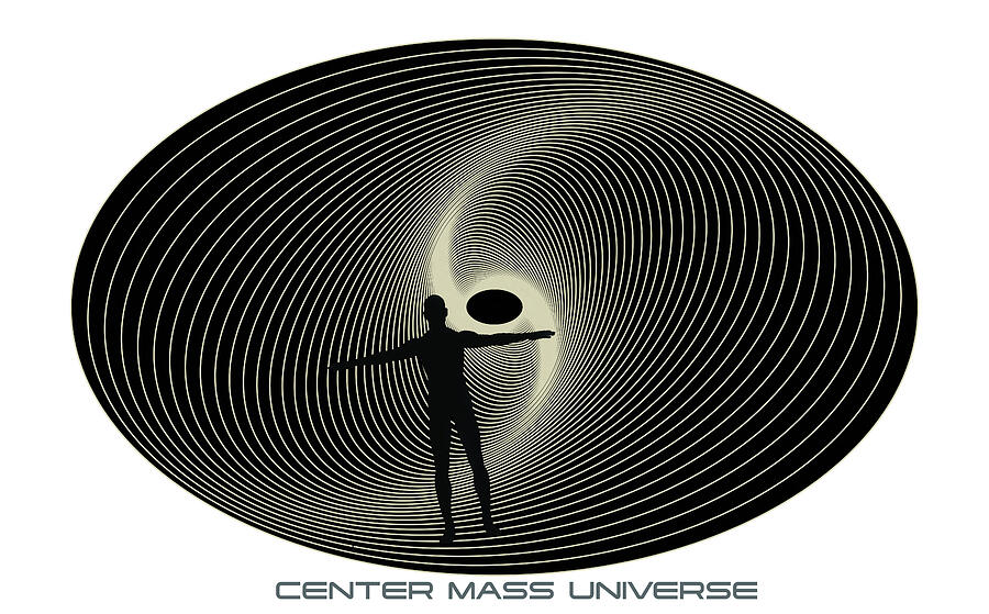 Center Mass Universe Mearch TShirt Digital Art by Todd Krasovetz