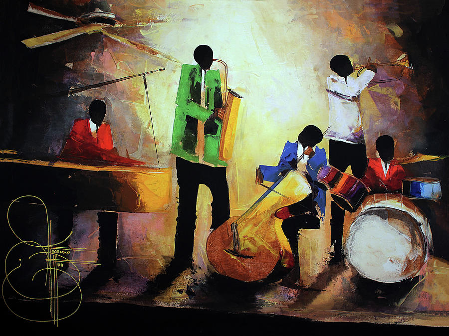 Center Stage Painting by Ndabuko Ntuli