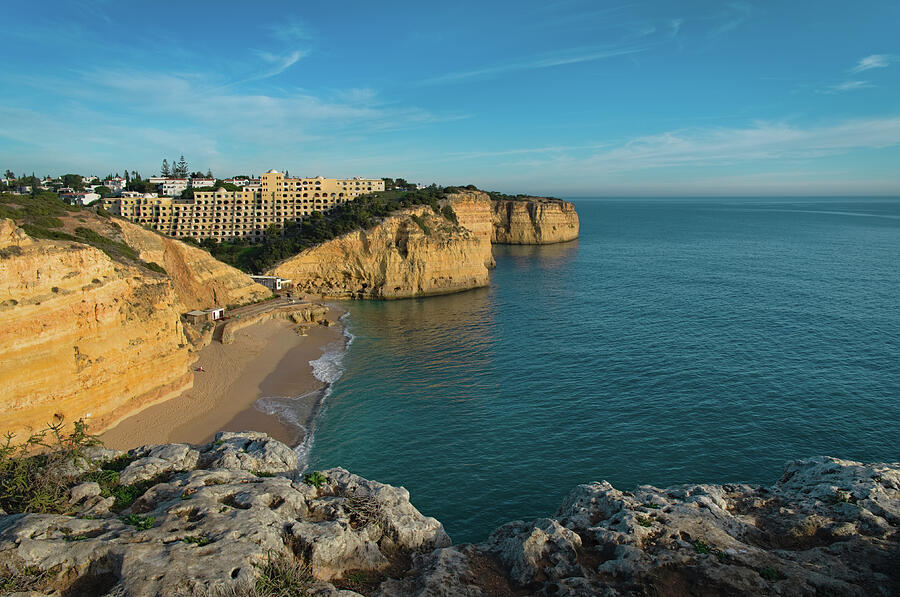 Centianes Beach in Carvoeiro - Algarve Photograph by Angelo DeVal ...