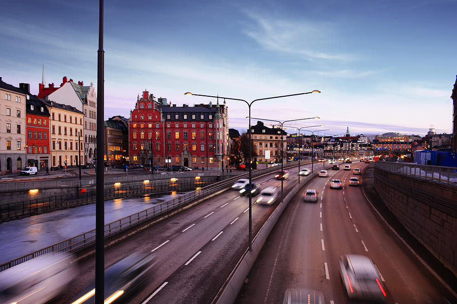 Central Bridge Highway, Stockholm Photograph by Khouwes
