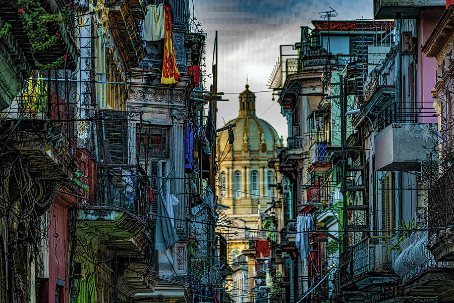 Central Havana Street Photograph