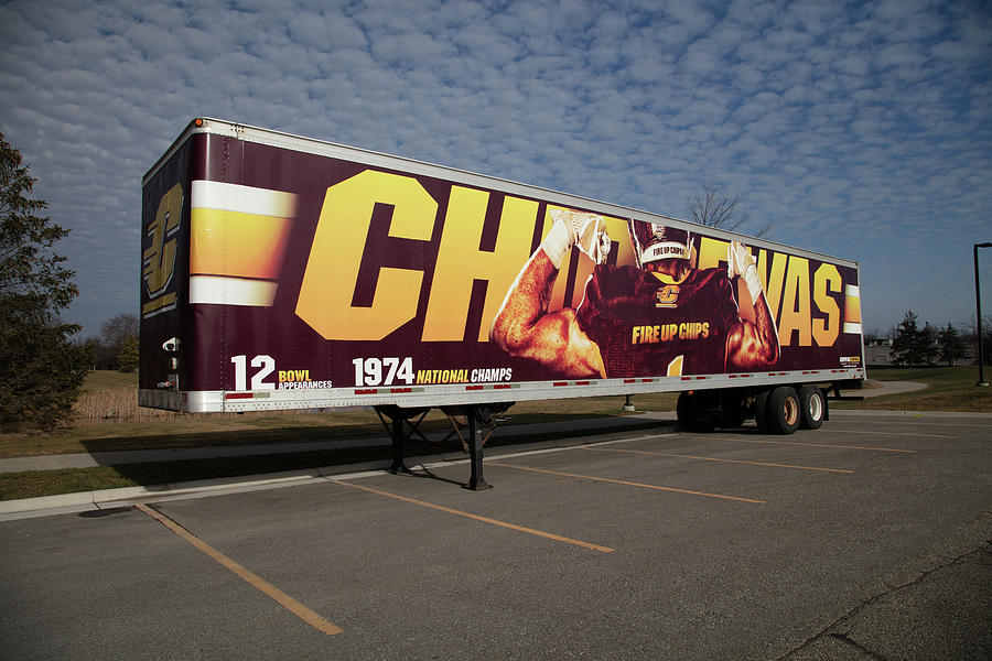 Central Michigan University Chippewas Truck Photograph by Eldon McGraw