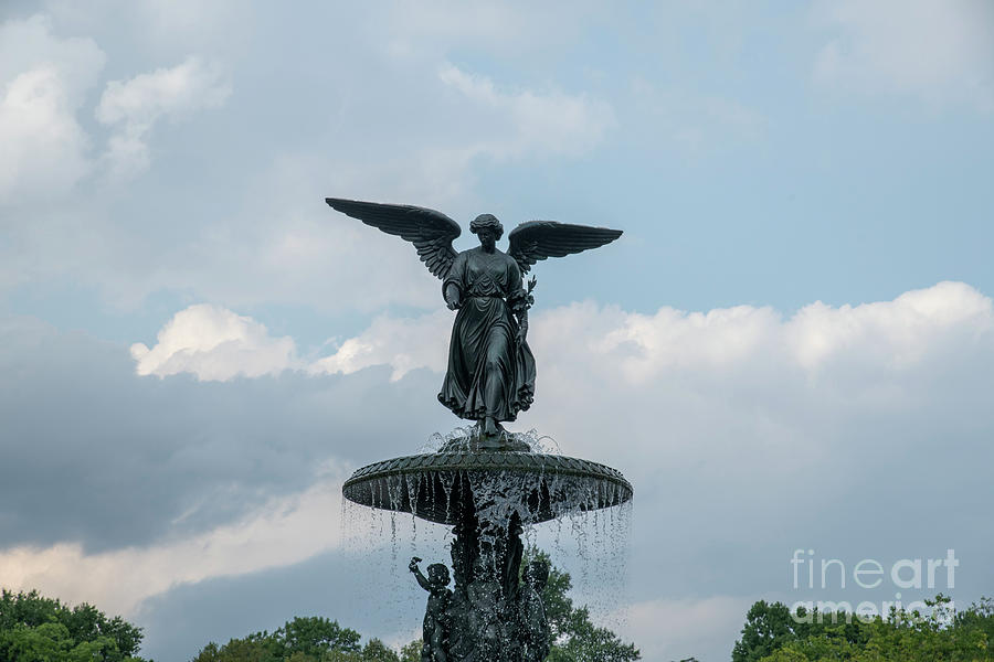 Central Park Angel Photograph by FineArtRoyal Joshua Mimbs