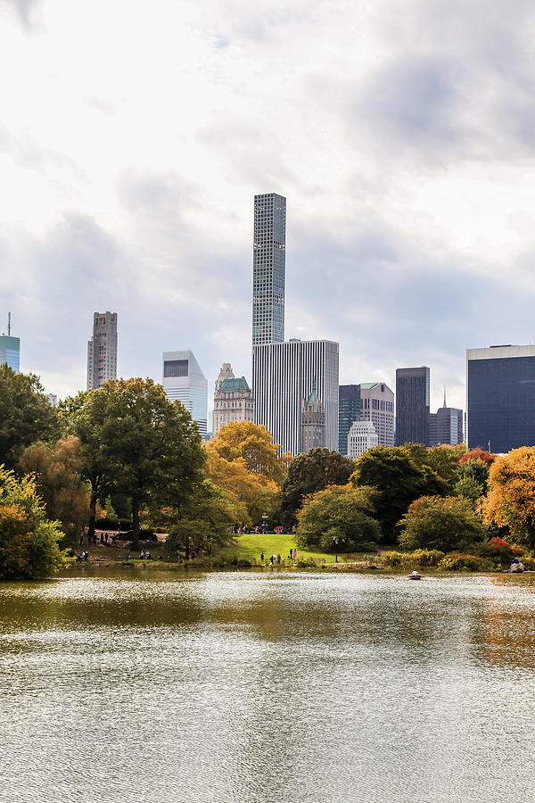 Central Park In Autumn Photograph by Alberto Zanoni