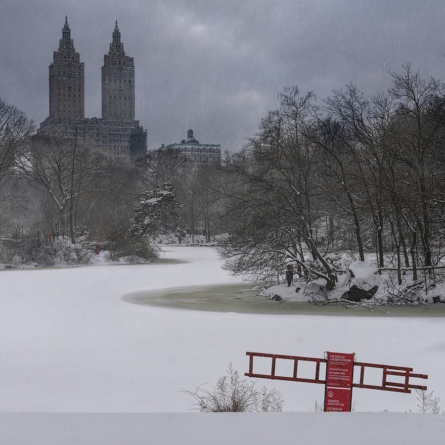 Central Park In Winter Photograph by Chris Lord Central Park In Winter Photograph by Chris Lord