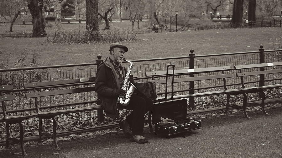 central park saxophone