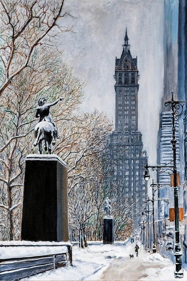 Central Park South Painting by Chandle Lee