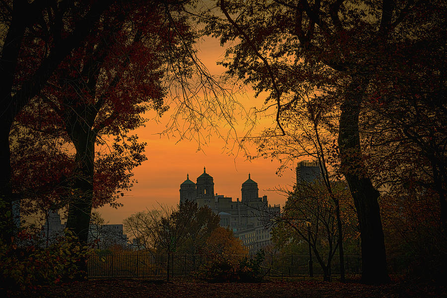 Central Park Sunset Photograph by Chris Lord