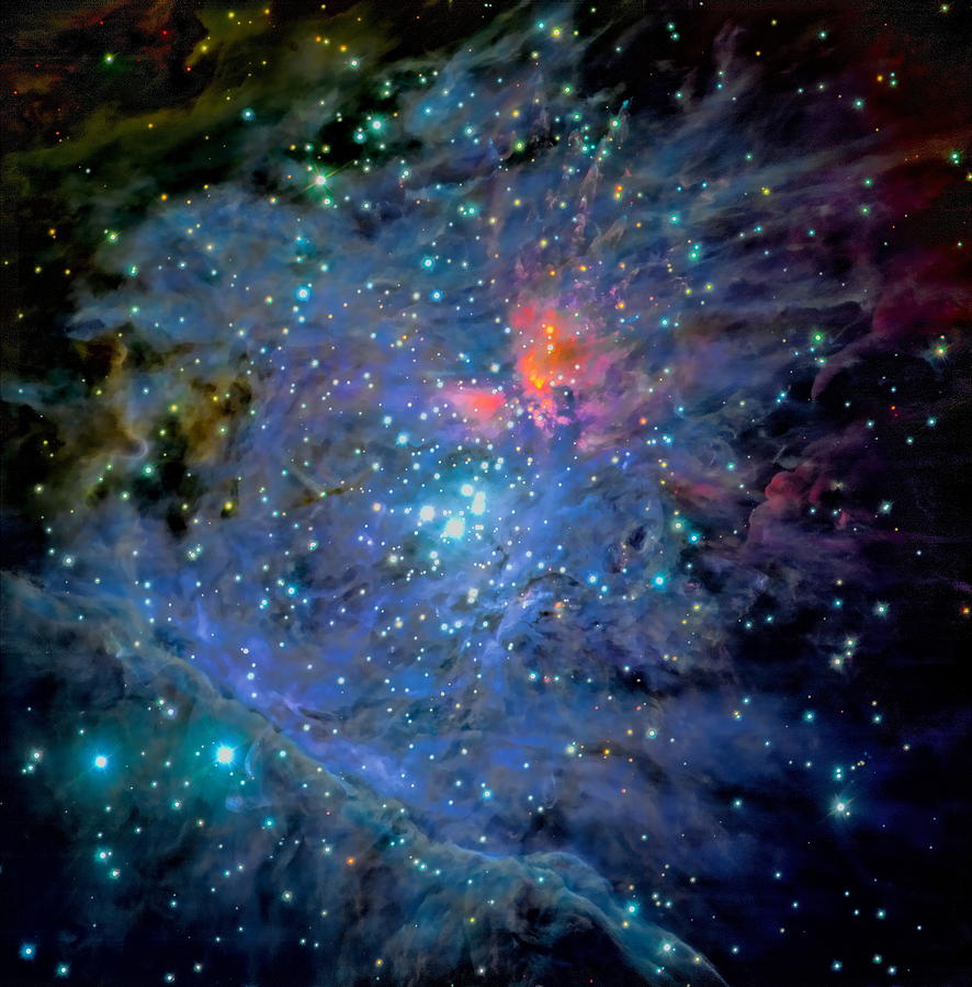 Central Region of Orion Nebula Photograph by Dale Kauzlaric