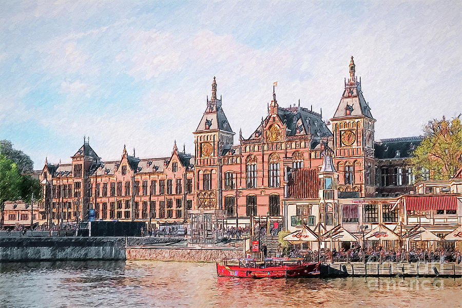 Central Station, Amsterdam, The Netherlands - 2 Photograph by Philip Preston