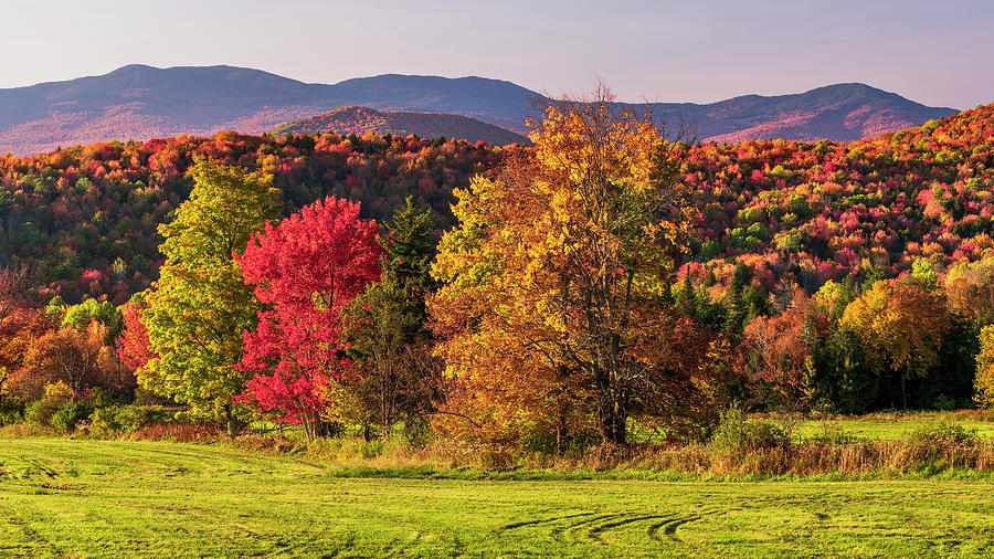 Central Vermont Fall Countryside Photograph by Alan L Graham