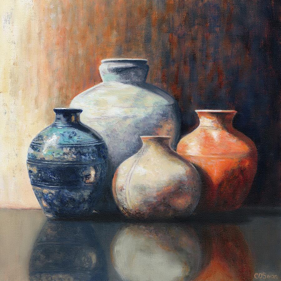 Ceramic Harmony Painting by Caroline Swan Ceramic Harmony Painting by Caroline Swan